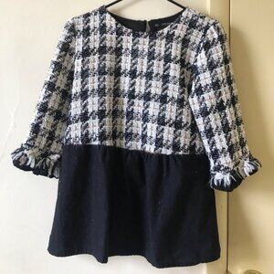 Zara Tweed top